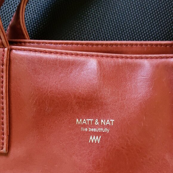 Matt & Nat Tote Schlepp Rust Red - Picture 3 of 14